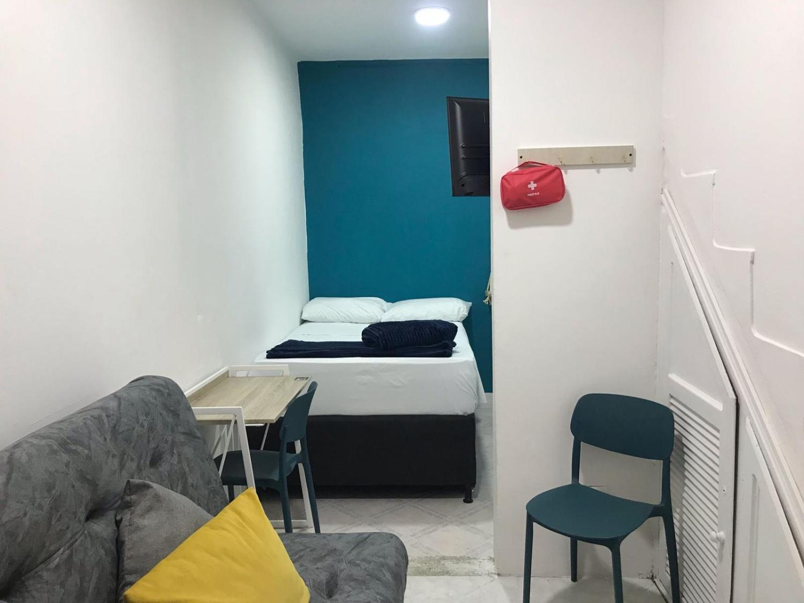 Confortable Habitacion En Apartamento Amoblado Jardin Exterior foto